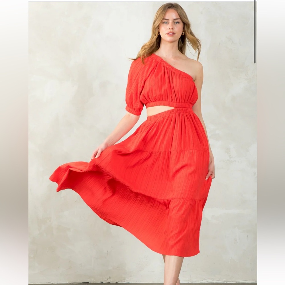 Boutique Off the Shoulder Dress